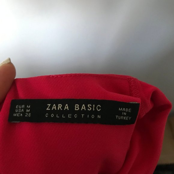 Zara Darling Hot Pink dress with cope like sleeves - Picture 5 of 5